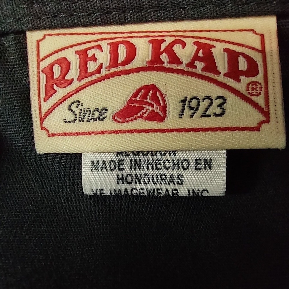 Red Kap Work Shirt Mens XL Norm Core Navy Blue Zip Front Utility Pockets KP44NV4 - Picture 6 of 12